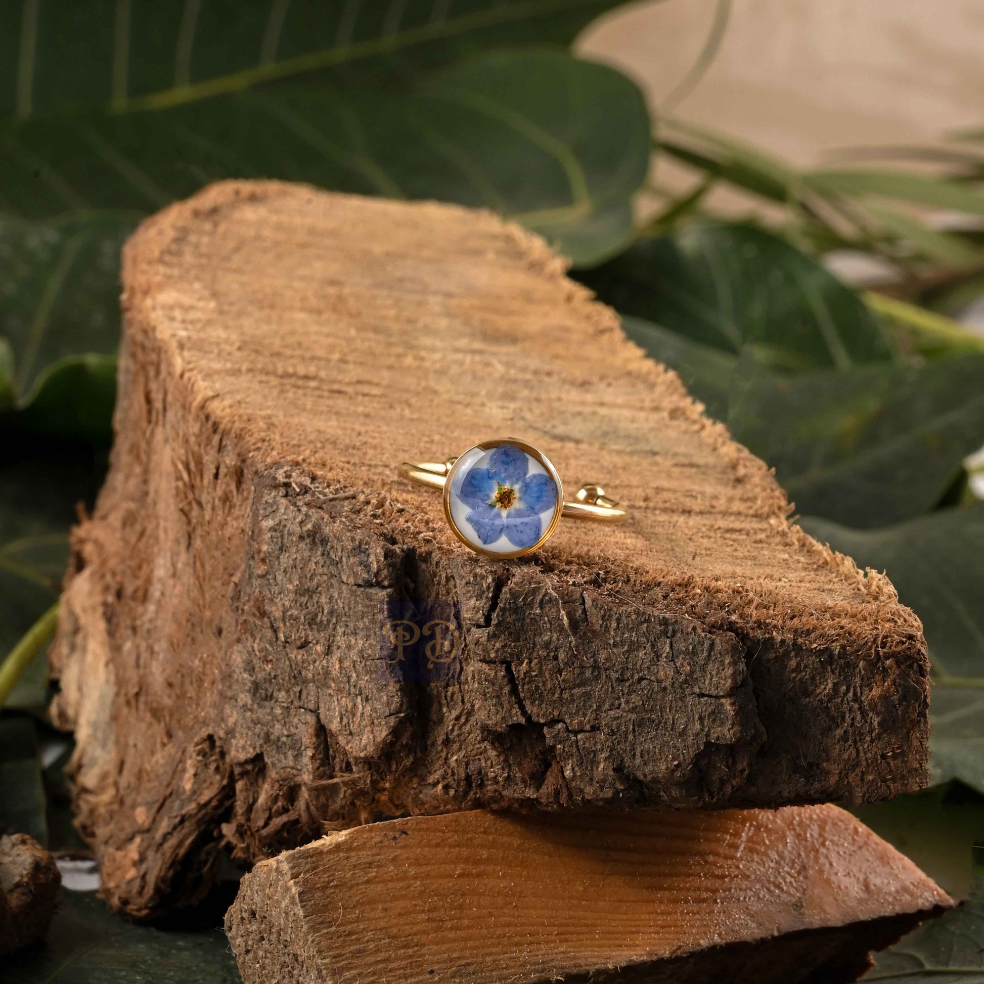 Melodies of Forget-Me-Not Ring