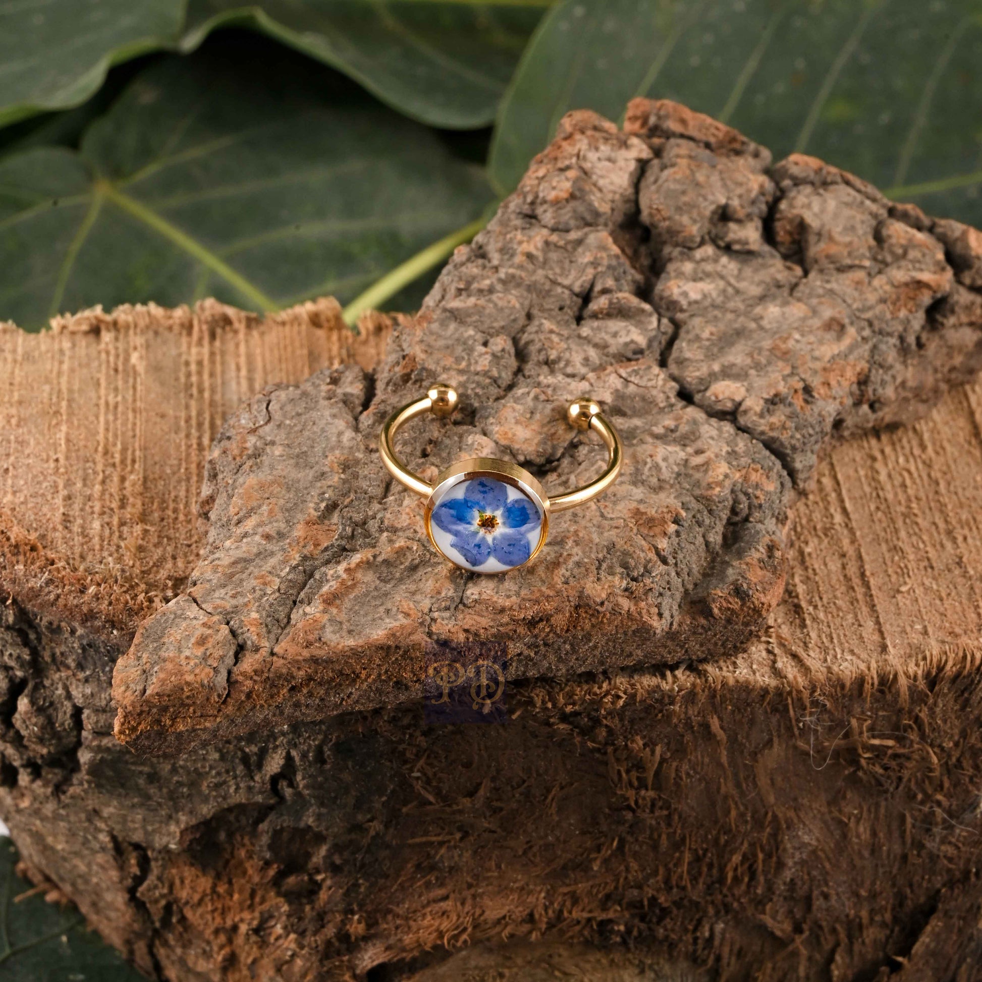 Melodies of Forget-Me-Not Ring