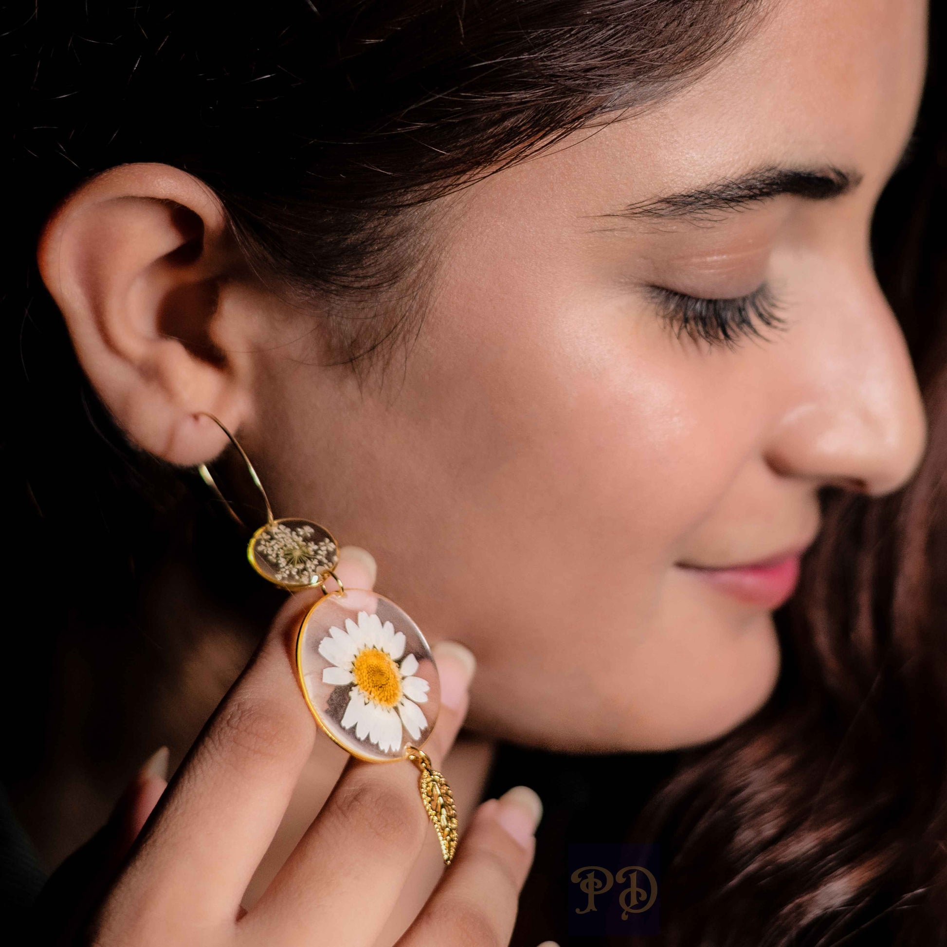 Daisy & Lace Duet Hoops