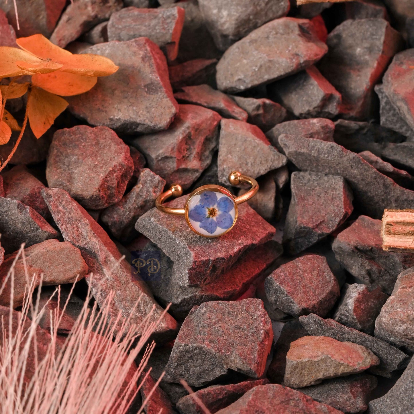 Melodies of Forget-Me-Not Ring