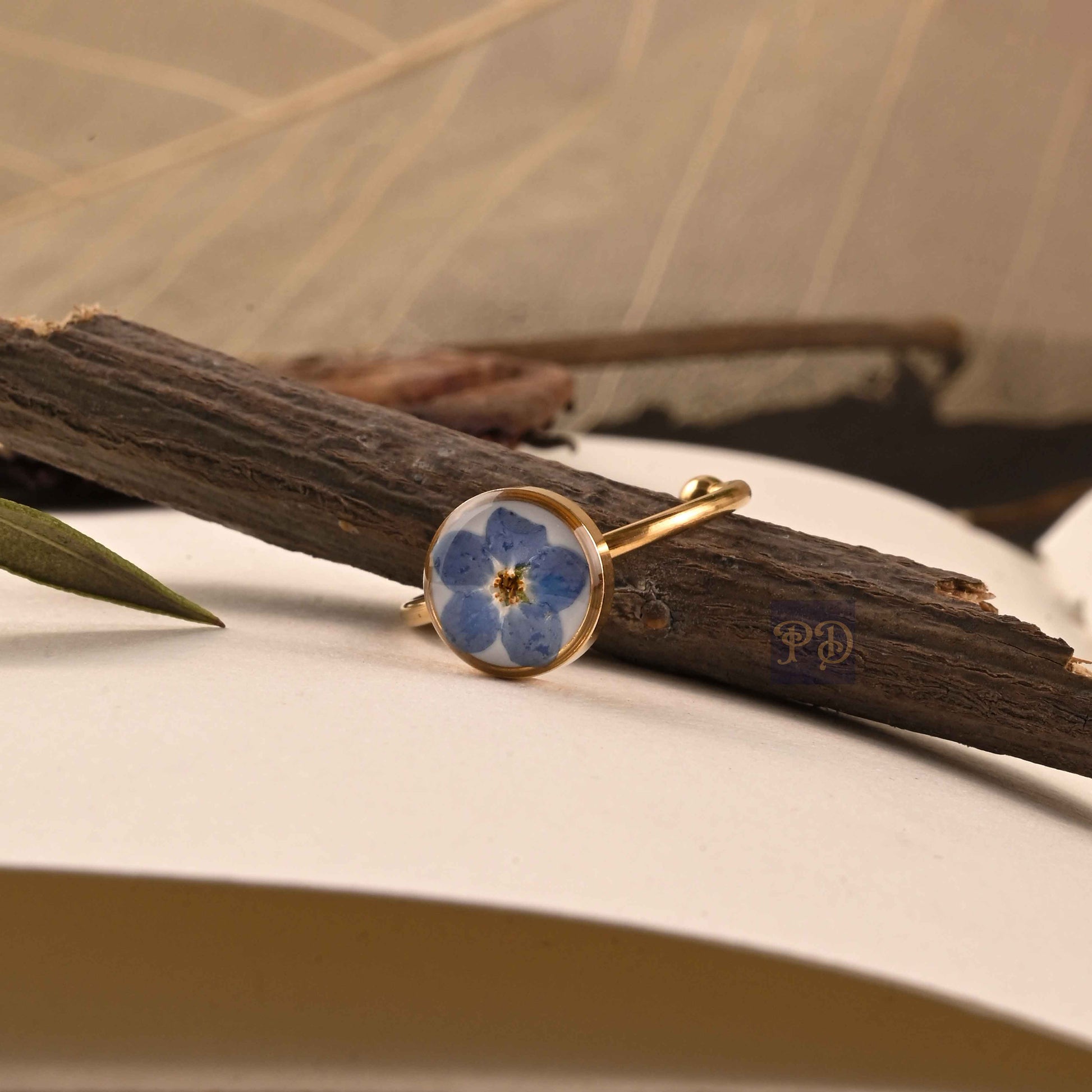 Melodies of Forget-Me-Not Ring