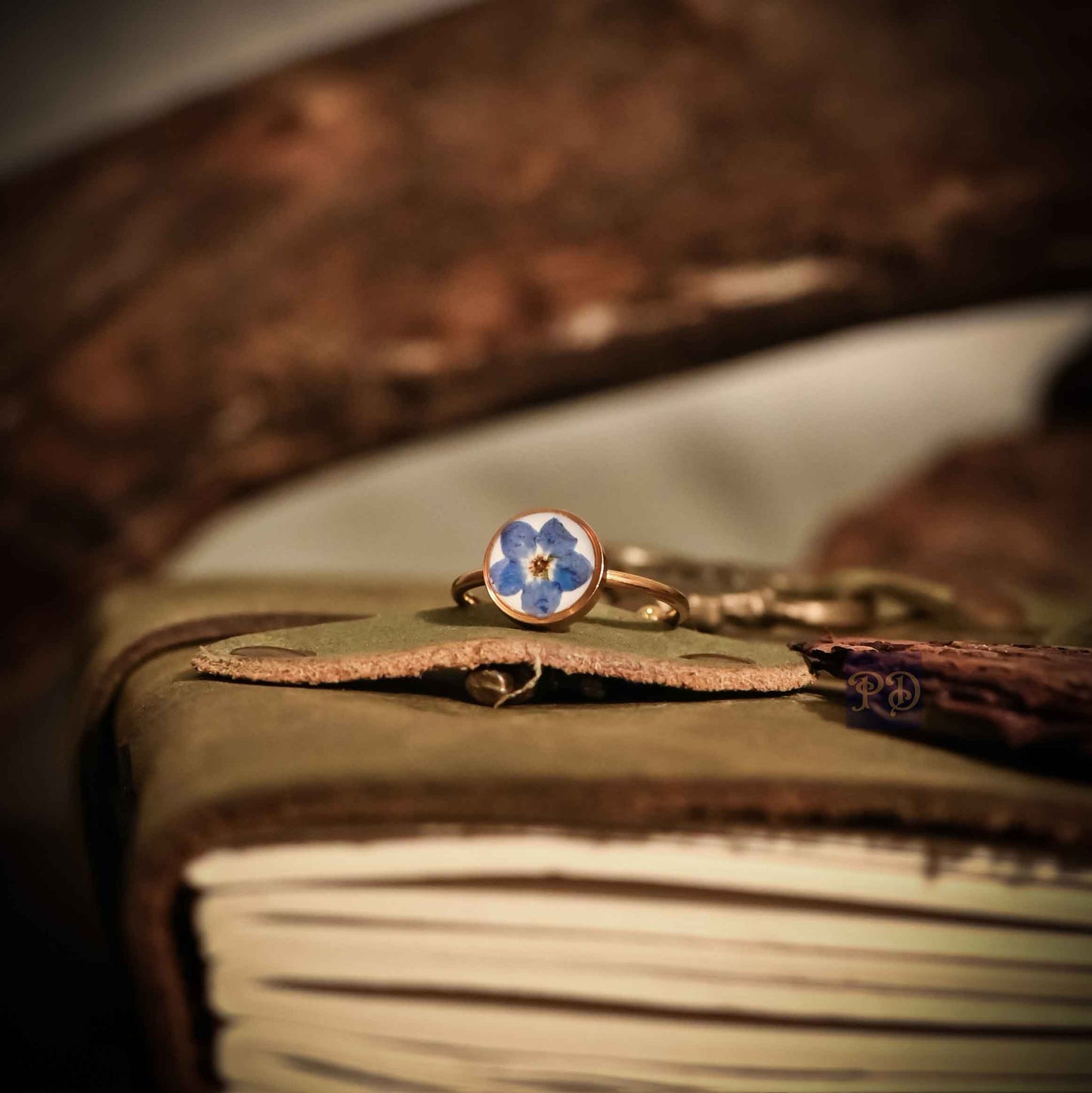 Melodies of Forget-Me-Not Ring
