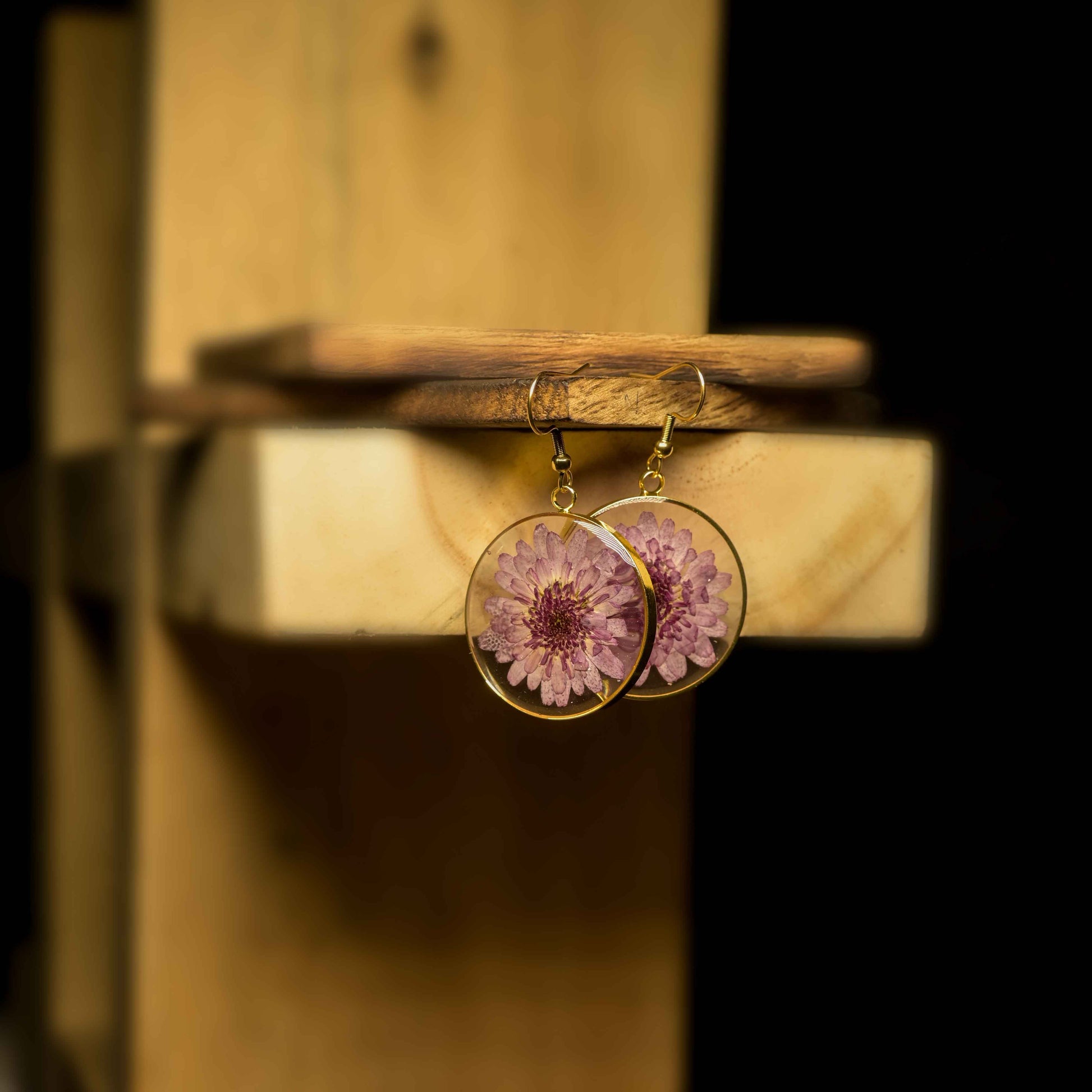 Chrysanthemum Majesty Earrings