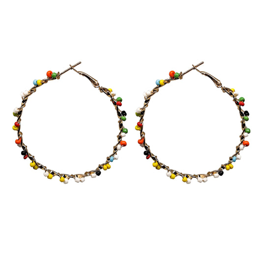 Prism Parade Hoop Earrings