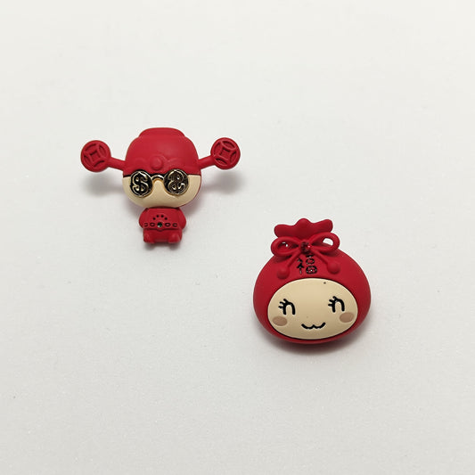 Mismatched Doll Face Studs