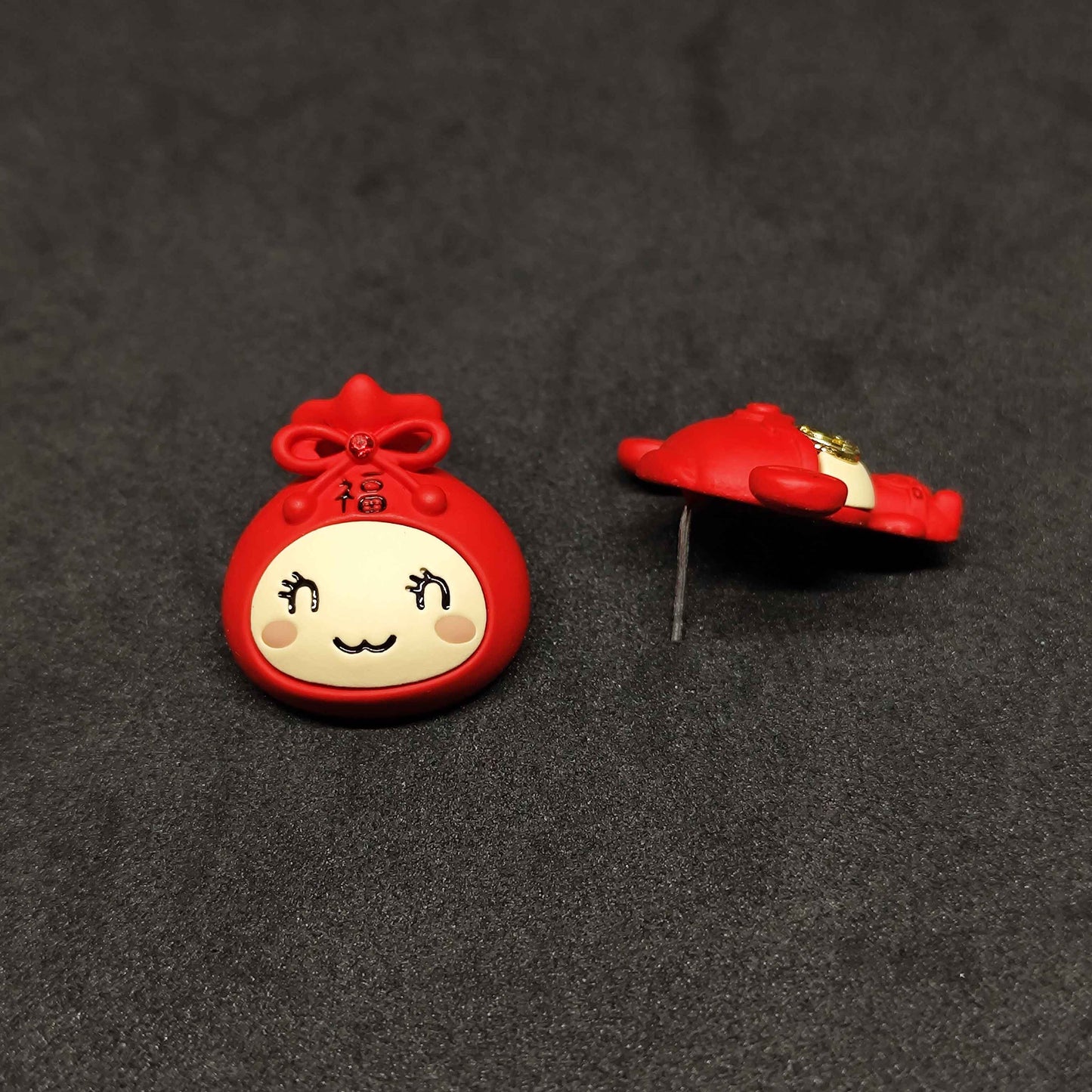 Mismatched Doll Face Studs