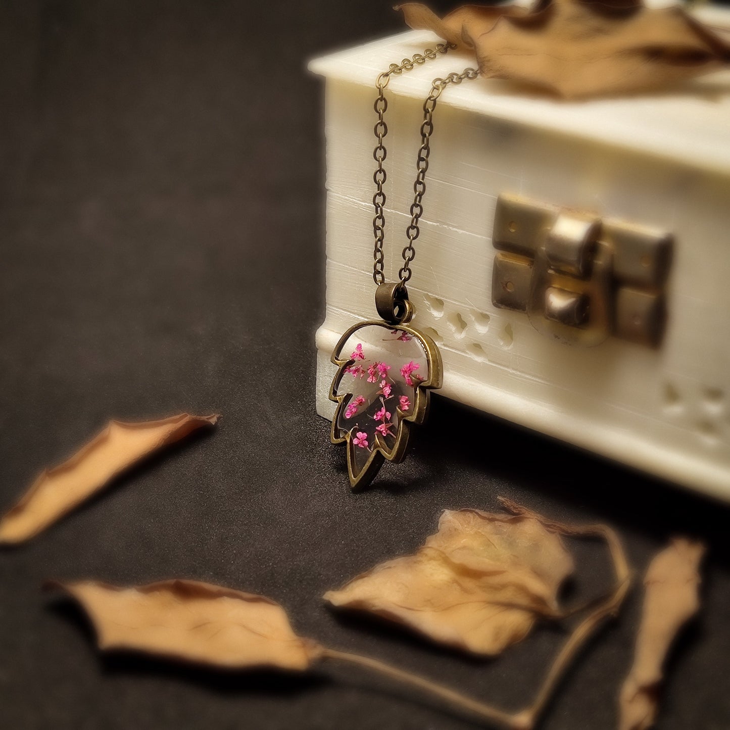 Laceleaf Blossom Pendant