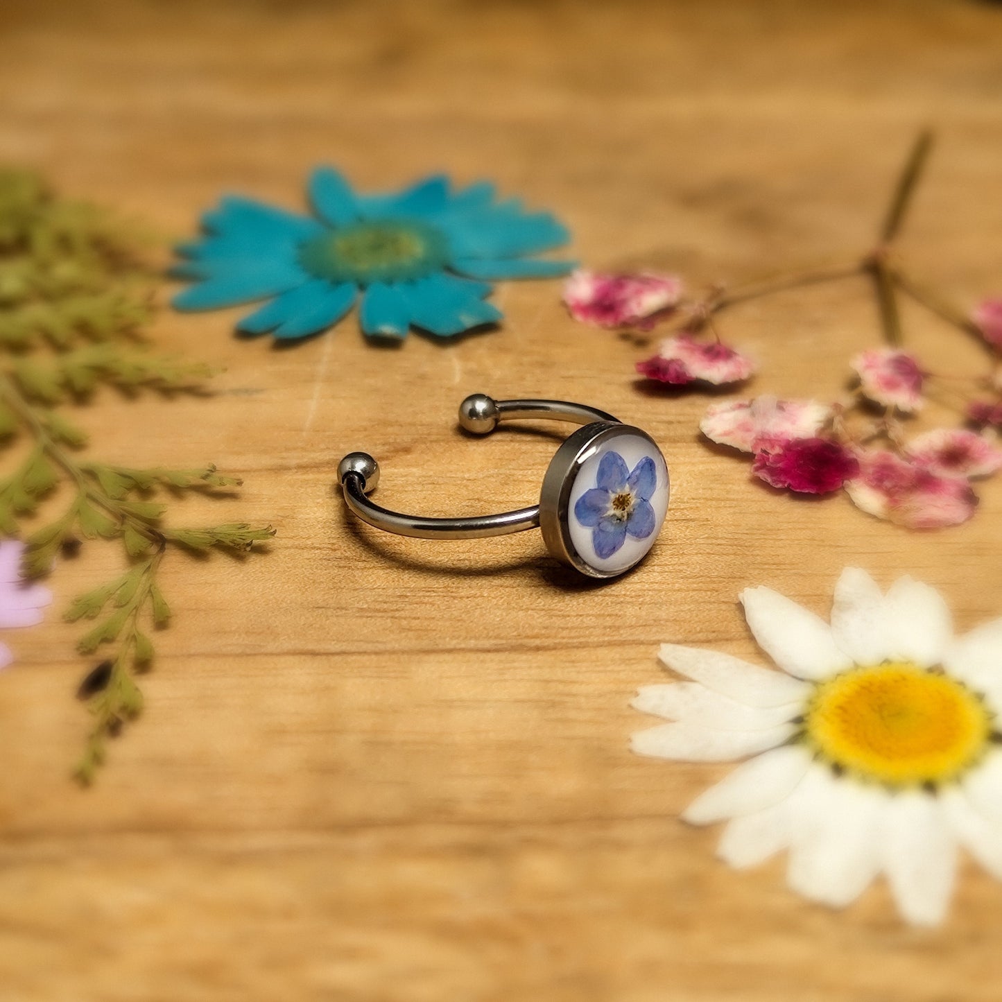 Melodies of Forget-Me-Not Ring