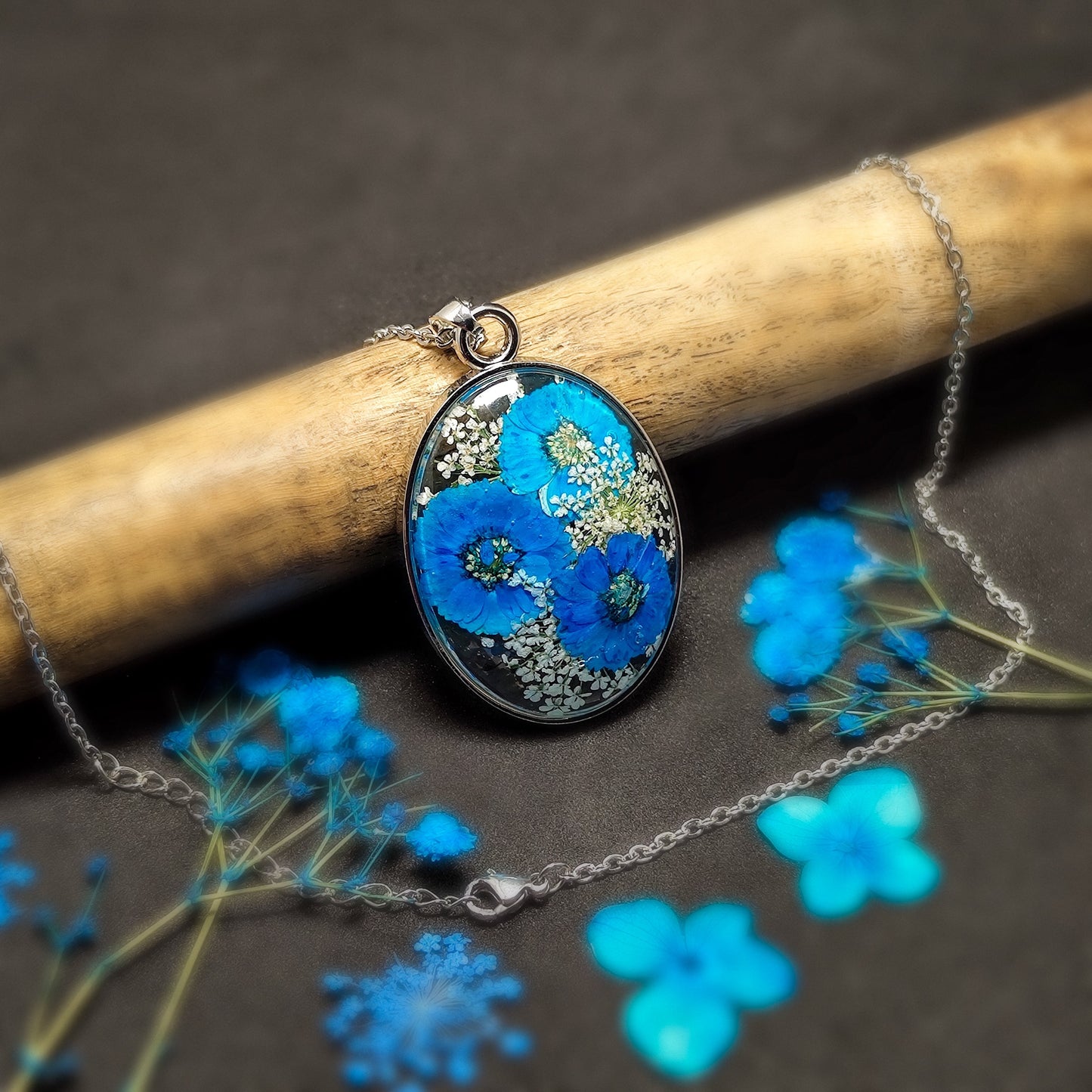 Fairy's Blue Meadow Pendant
