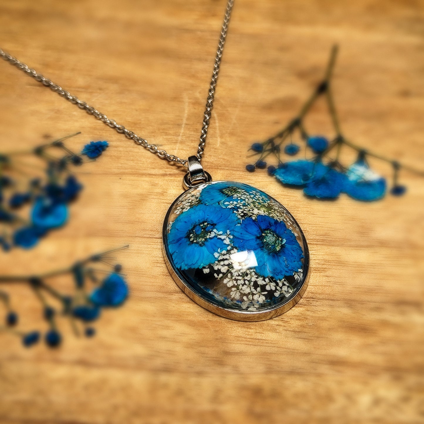 Fairy's Blue Meadow Pendant