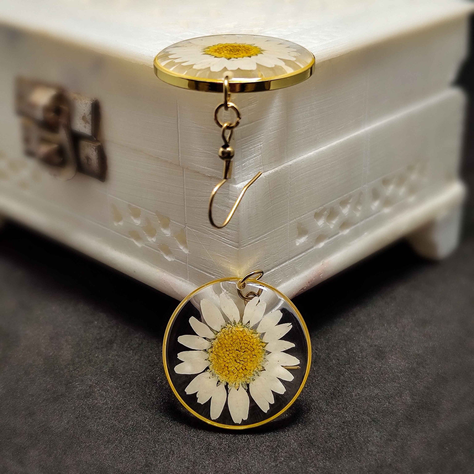 Aurora's Enchanted Daisy Earrings