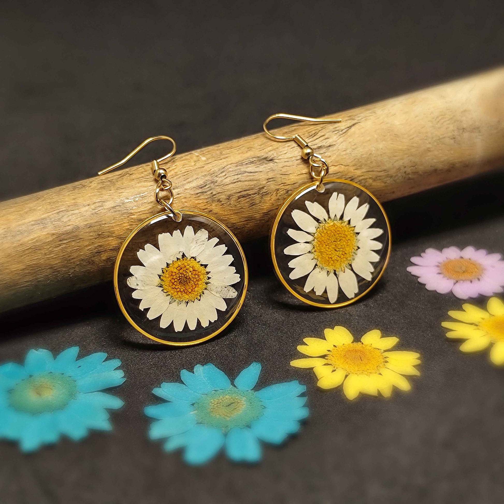 Aurora's Enchanted Daisy Earrings
