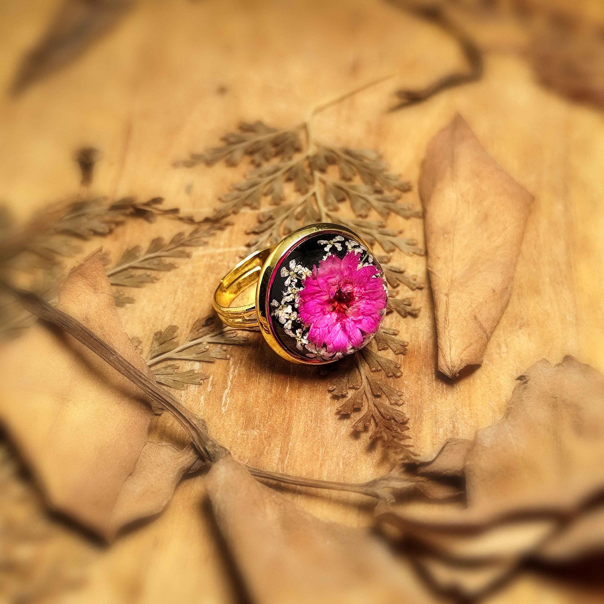 Rosy Stardust Ring