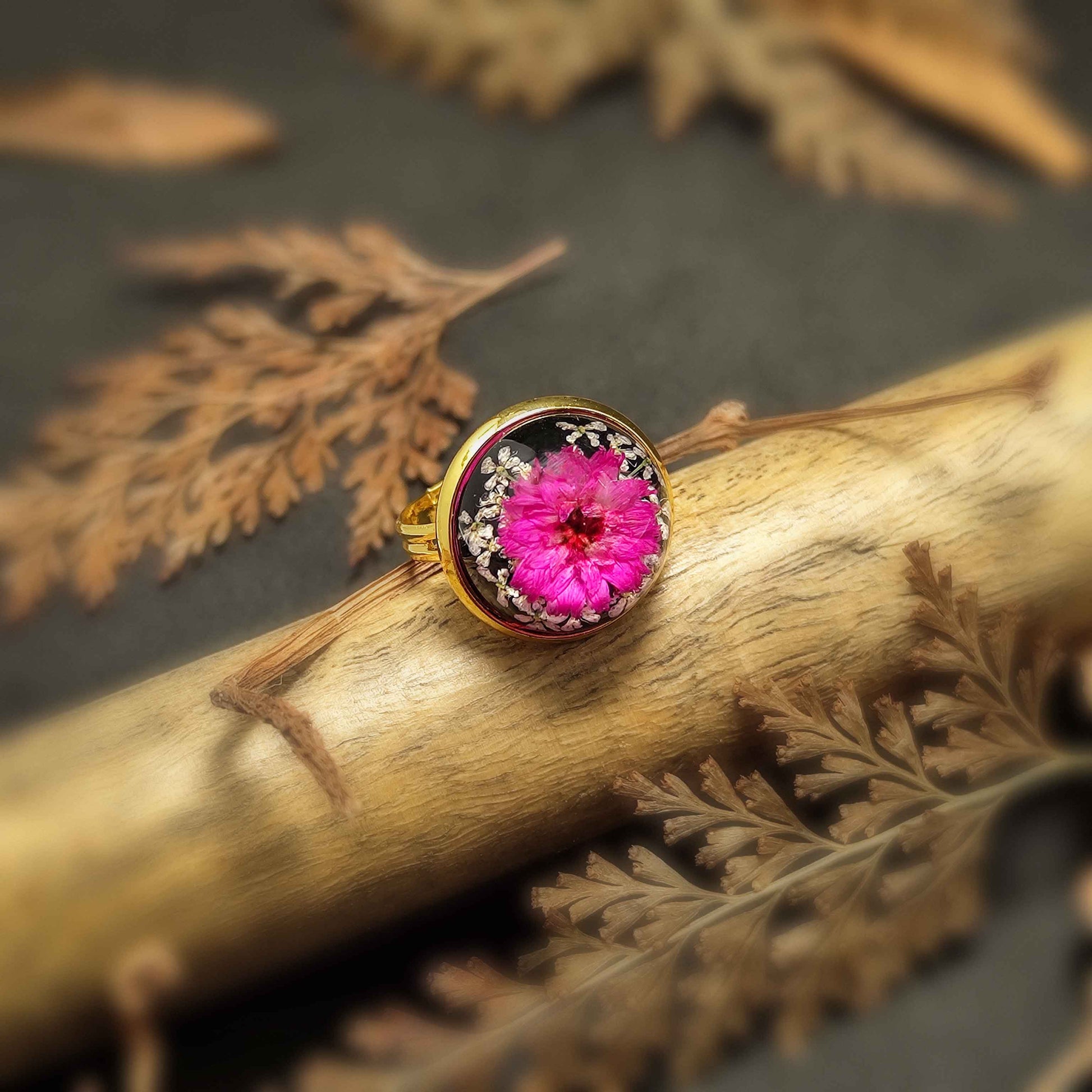 Rosy Stardust Ring