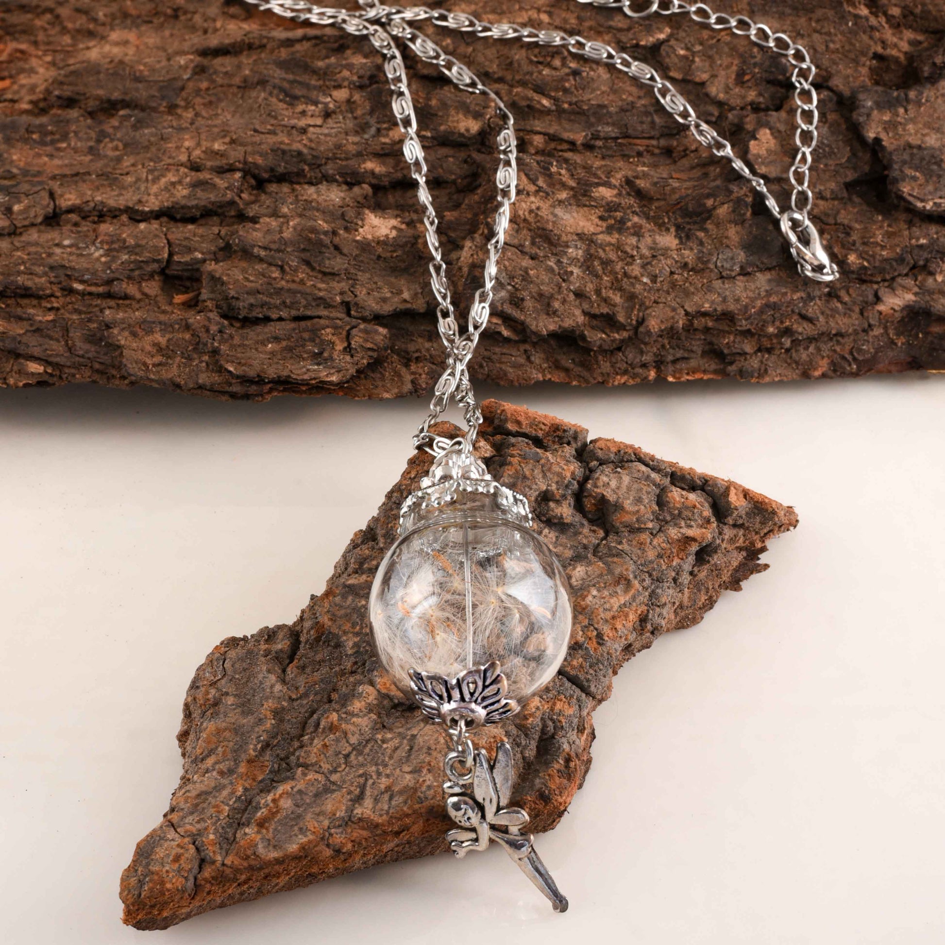 WhimsiWish Dandelion Necklace