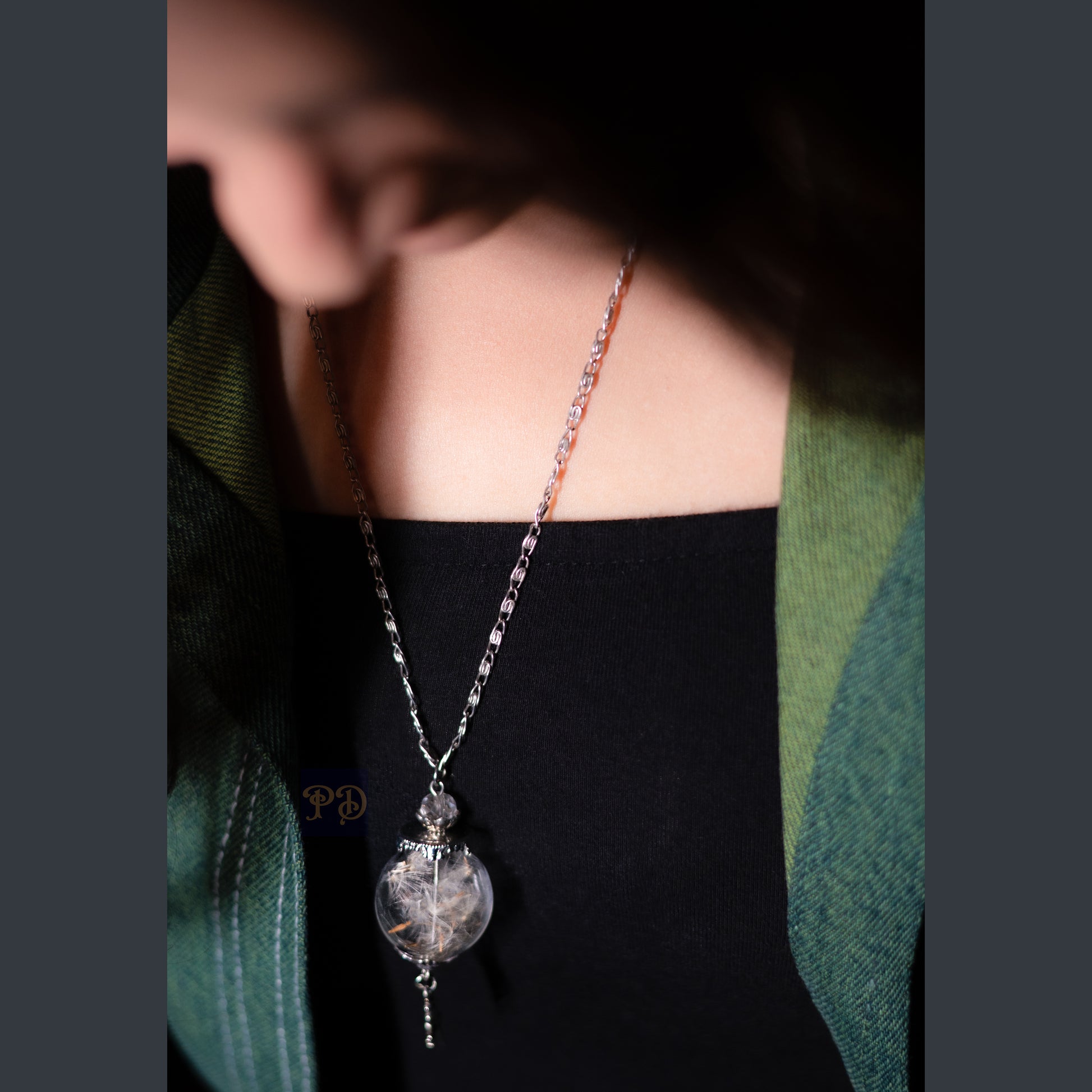 WhimsiWish Dandelion Necklace