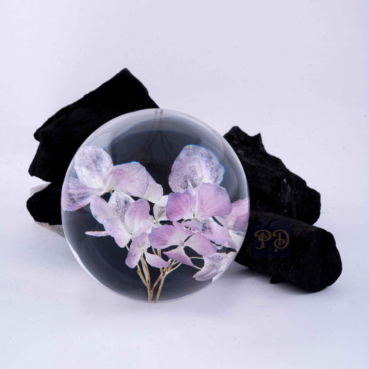 Purple Hydrangea Elegance Paperweight