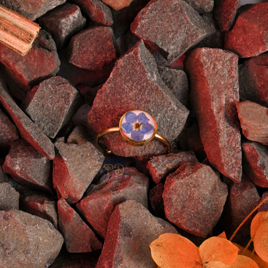 Melodies of Forget-Me-Not Ring