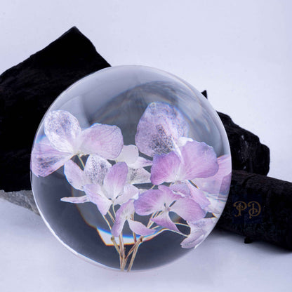 Purple Hydrangea Elegance Paperweight