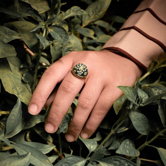 Enchanted Forest Ring - Golden