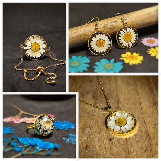Enchanted Daisy Complete Jewelry Set