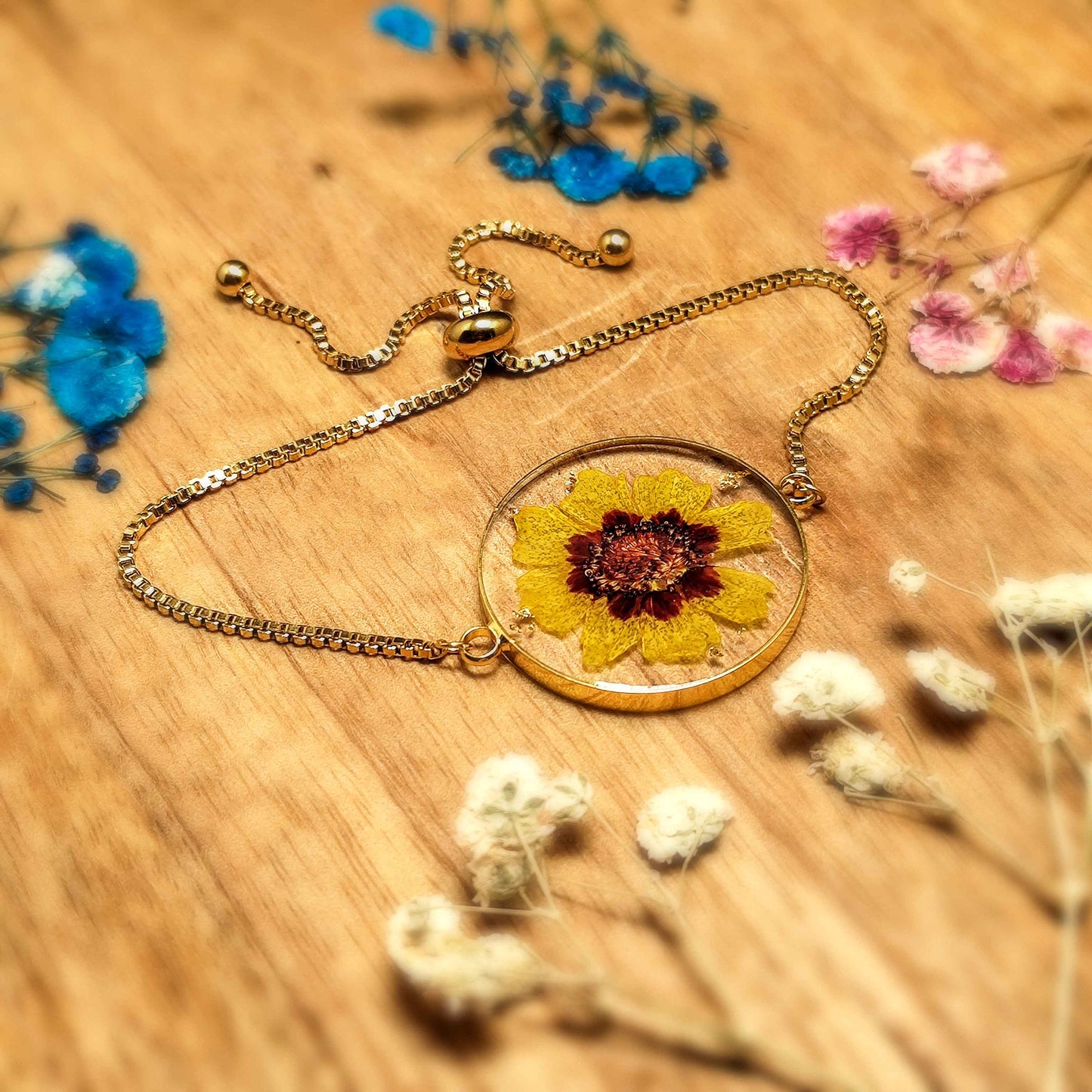 FlowerElixir Resin Bracelet